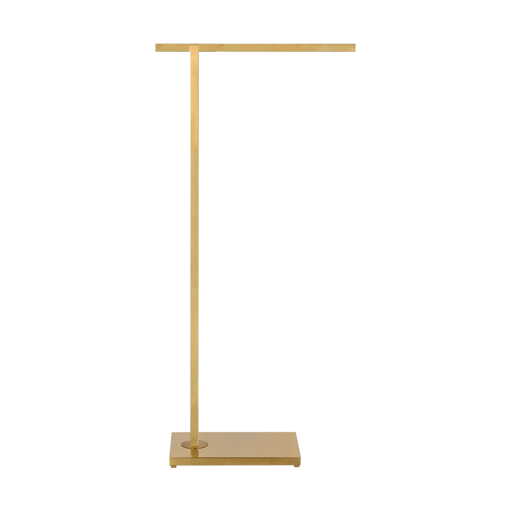 Stagger Small Floor Lamp Natural Brass 2700K 90 CRI