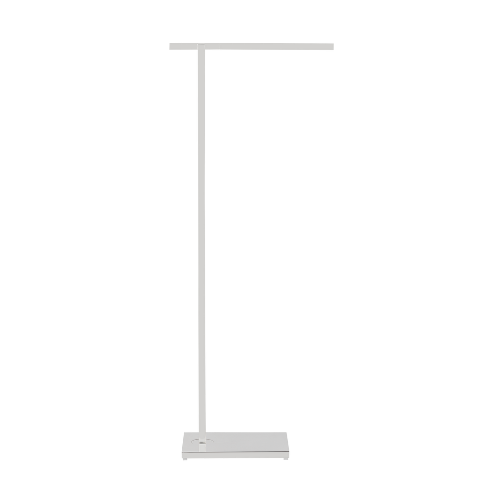 Stagger Medium Floor Lamp polished nickel 2700K 90 CRI