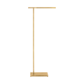 Stagger Medium Floor Lamp Natural Brass 2700K 90 CRI