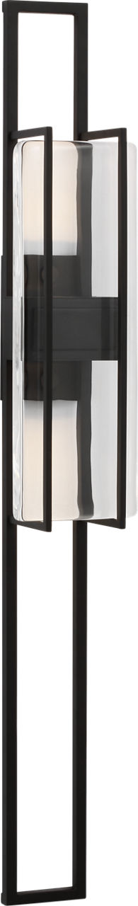 Duelle Large Wall Sconce Nightshade Black Integrated LED 2700K 90 CRI 277V