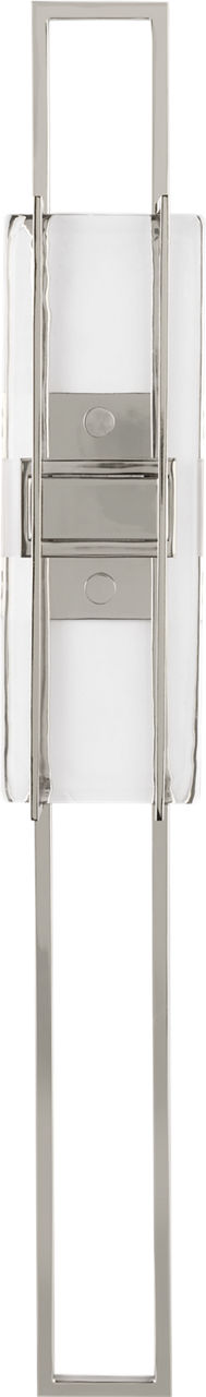 Duelle Large Wall Sconce Polished Nickel Integrated LED 2700K 90 CRI 277V
