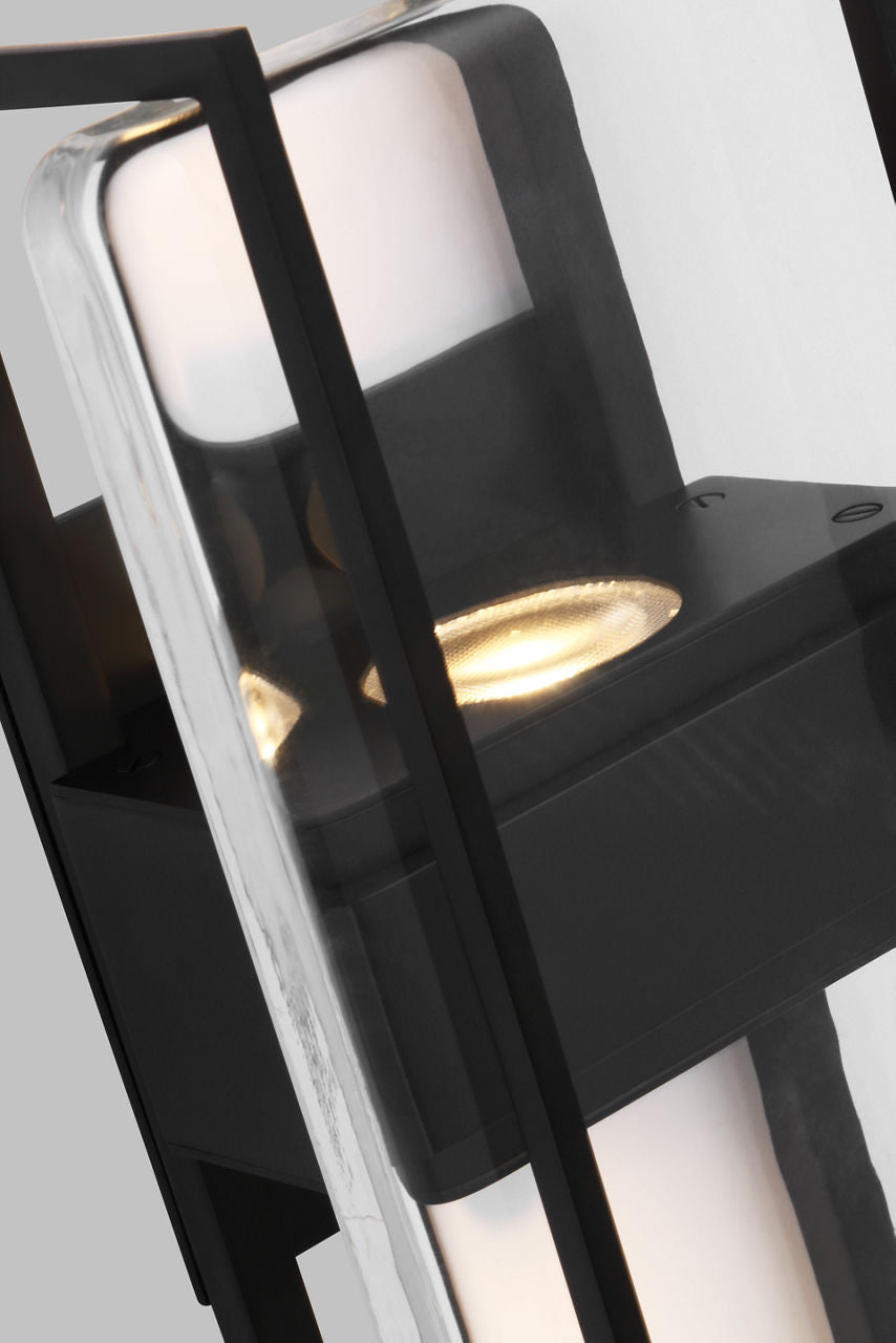 Duelle Medium Wall Sconce Nightshade Black Integrated LED 2700K 90 CRI 277V