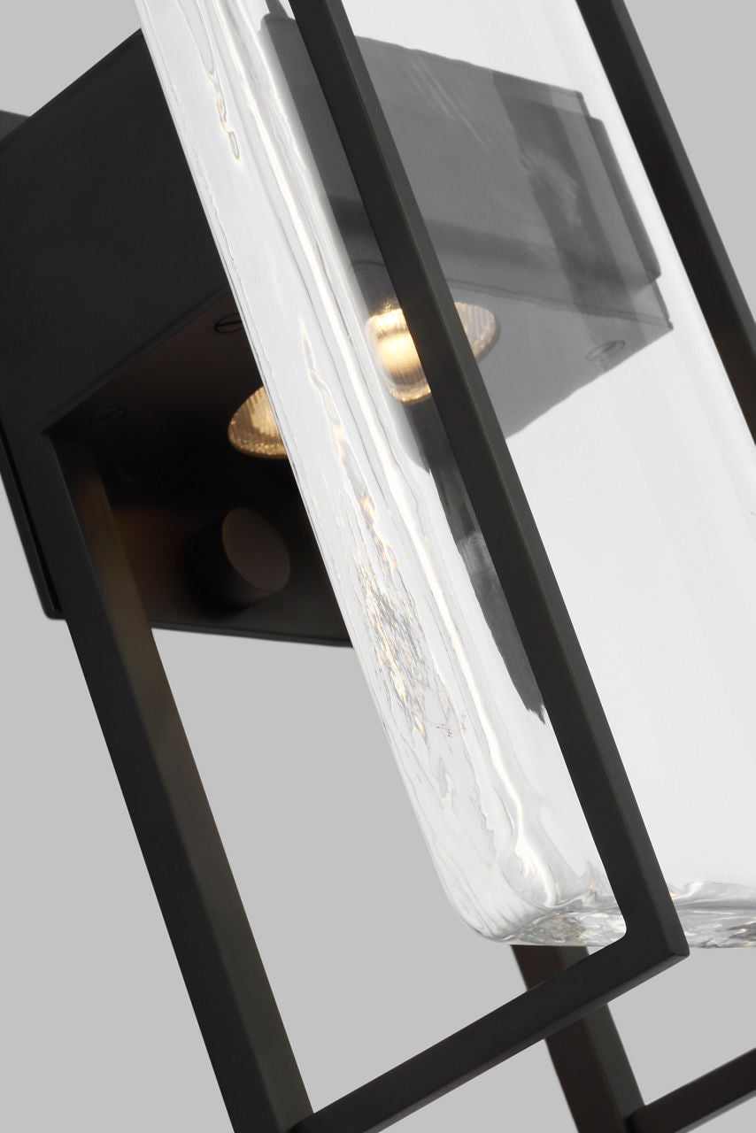 Duelle Medium Wall Sconce Nightshade Black Integrated LED 2700K 90 CRI 277V