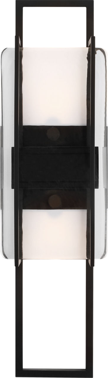 Duelle Medium Wall Sconce Nightshade Black Integrated LED 2700K 90 CRI 120V