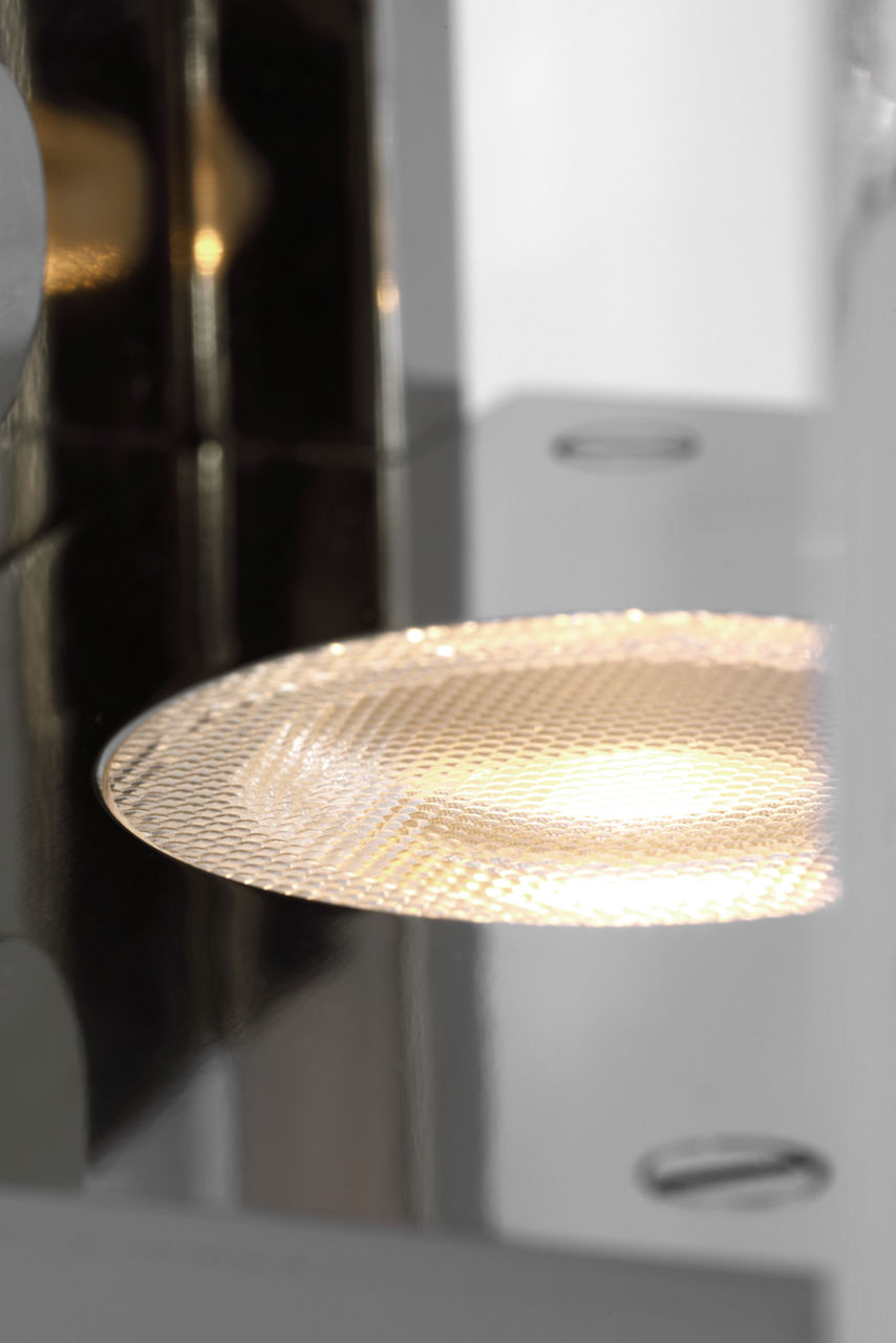 Duelle Medium Wall Sconce polished nickel 2700K 90 CRI integrated led 90 cri 2700k 120v