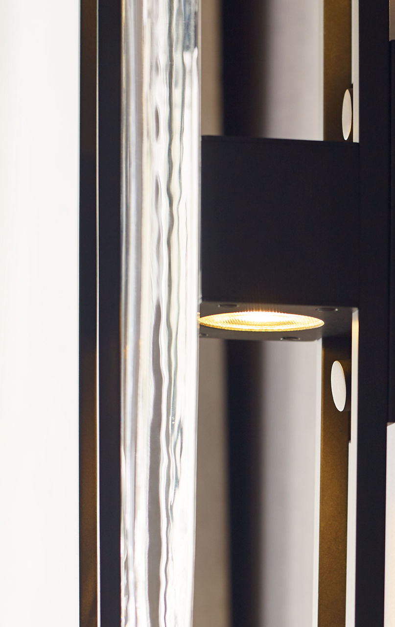 Duelle Large Wall Sconce Nightshade Black Integrated LED 2700K 90 CRI 120V