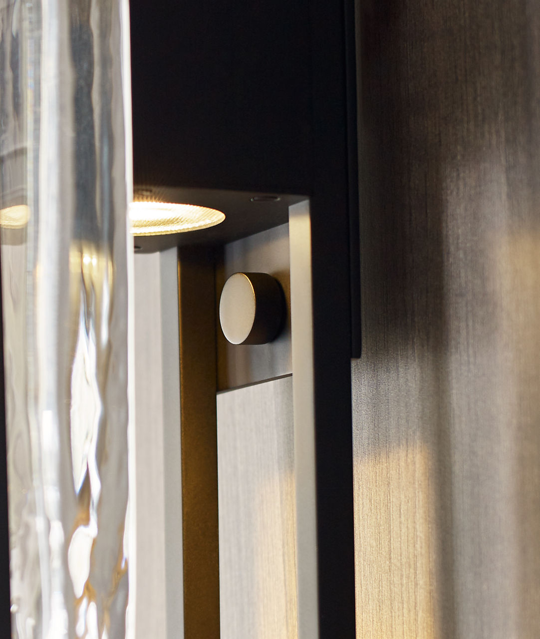 Duelle Large Wall Sconce Nightshade Black Integrated LED 2700K 90 CRI 120V