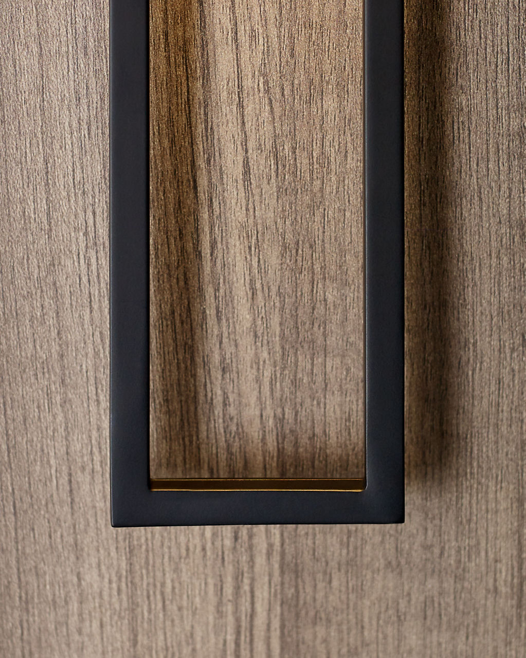 Duelle Large Wall Sconce Nightshade Black Integrated LED 2700K 90 CRI 120V