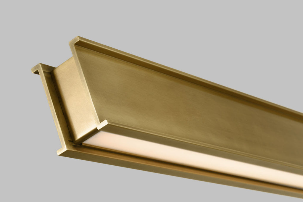 I-Beam 72 Linear Suspension plated brass 2700K 90 CRI integrated led 90 cri 2700k 120v