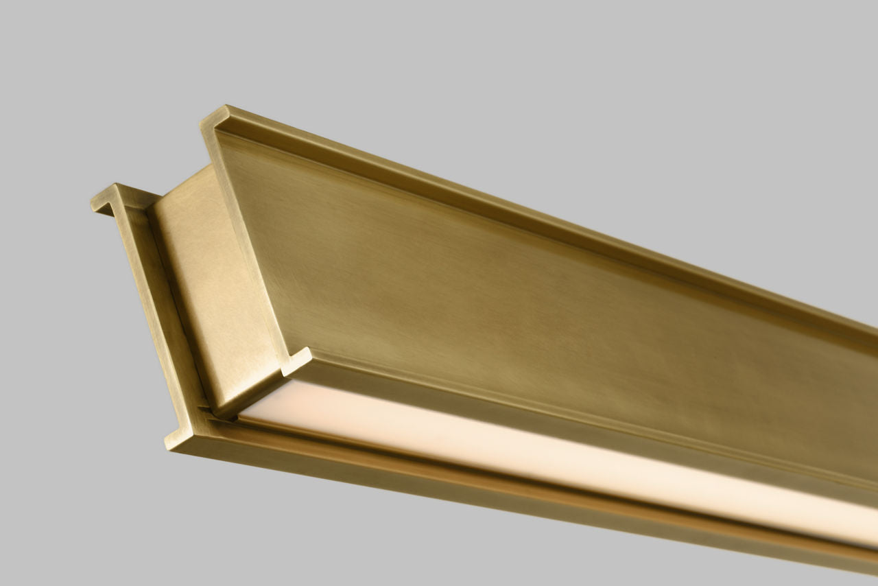 I-Beam 72 Linear Suspension plated brass 2700K 90 CRI integrated led 90 cri 2700k 120v