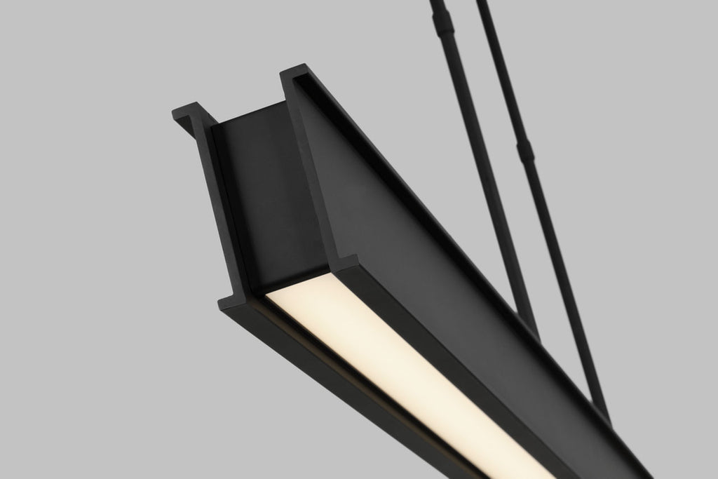 I-Beam 72 Linear Suspension Nightshade Black 2700K 90 CRI integrated led 90 cri 2700k 120v