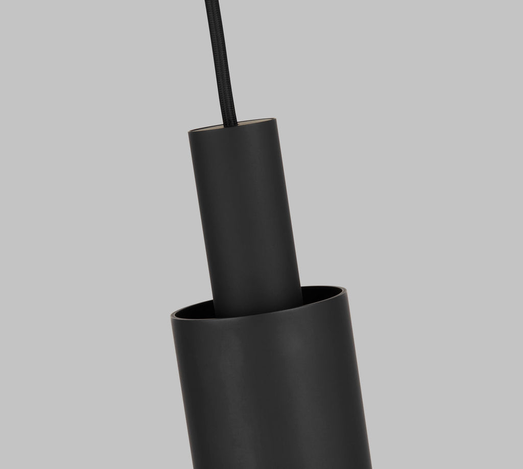 Sottile Large Pendant Nightshade Black LED 2700K 90 CRI 120-277V