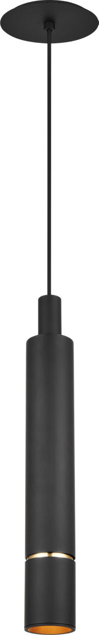 Sottile Large Pendant Nightshade Black LED 2700K 90 CRI 120-277V