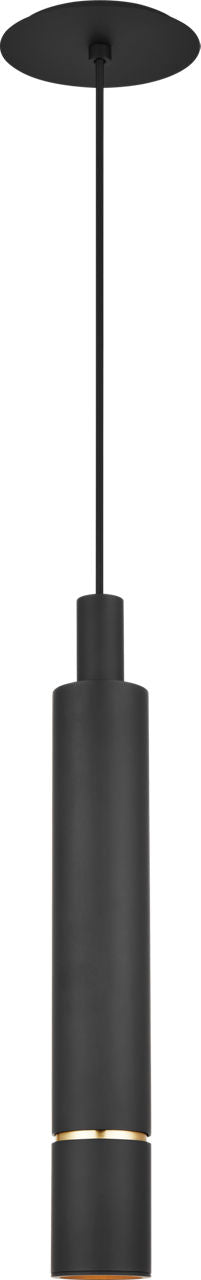 Sottile Large Pendant Nightshade Black LED 2700K 90 CRI 120-277V