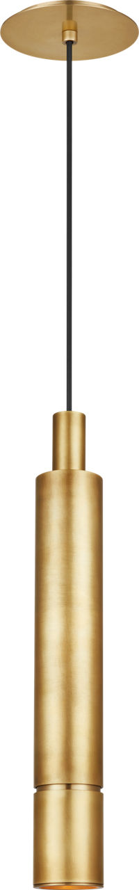 Sottile Large Pendant Natural Brass 2700K 90 CRI integrated led 90 cri 2700k 120v-277v unv