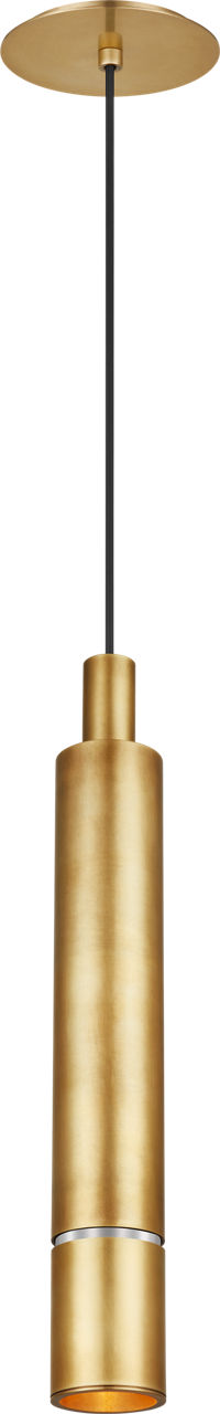 Sottile Large Pendant Natural Brass 2700K 90 CRI integrated led 90 cri 2700k 120v-277v unv