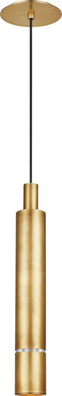 Sottile Large Pendant Natural Brass 2700K 90 CRI integrated led 90 cri 2700k 120v-277v unv