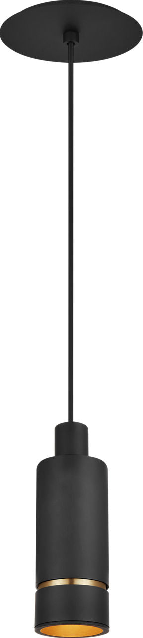 Sottile Small Pendant Nightshade Black LED 2700K 90 CRI 120-277V