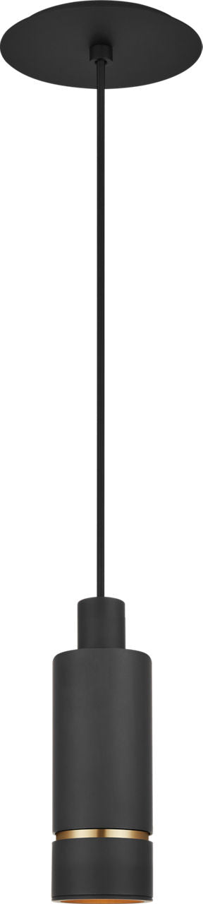 Sottile Small Pendant Nightshade Black LED 2700K 90 CRI 120-277V
