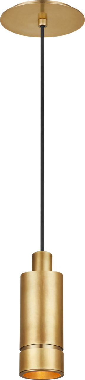 Sottile Small Pendant Natural Brass LED 2700K 90 CRI 120-277V
