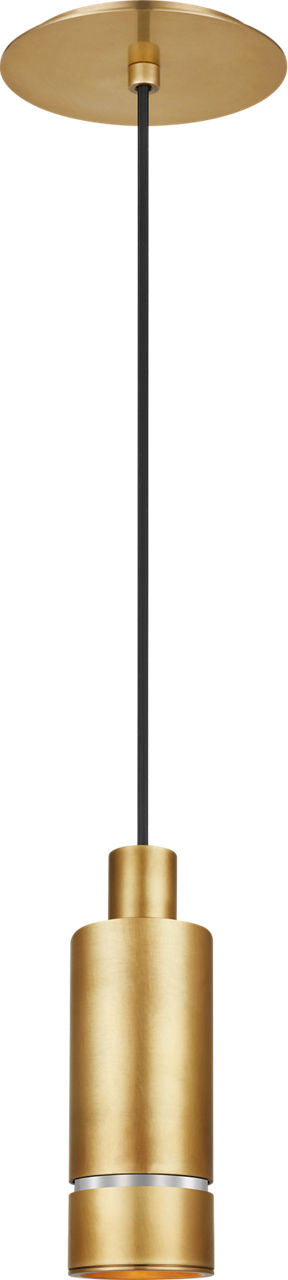 Sottile Small Pendant Natural Brass LED 2700K 90 CRI 120-277V