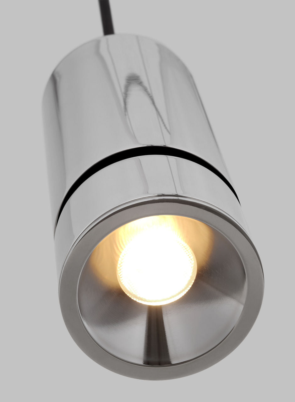 Sottile Small Pendant polished stainless steel 2700K 90 CRI integrated led 90 cri 2700k 120v-277v unv