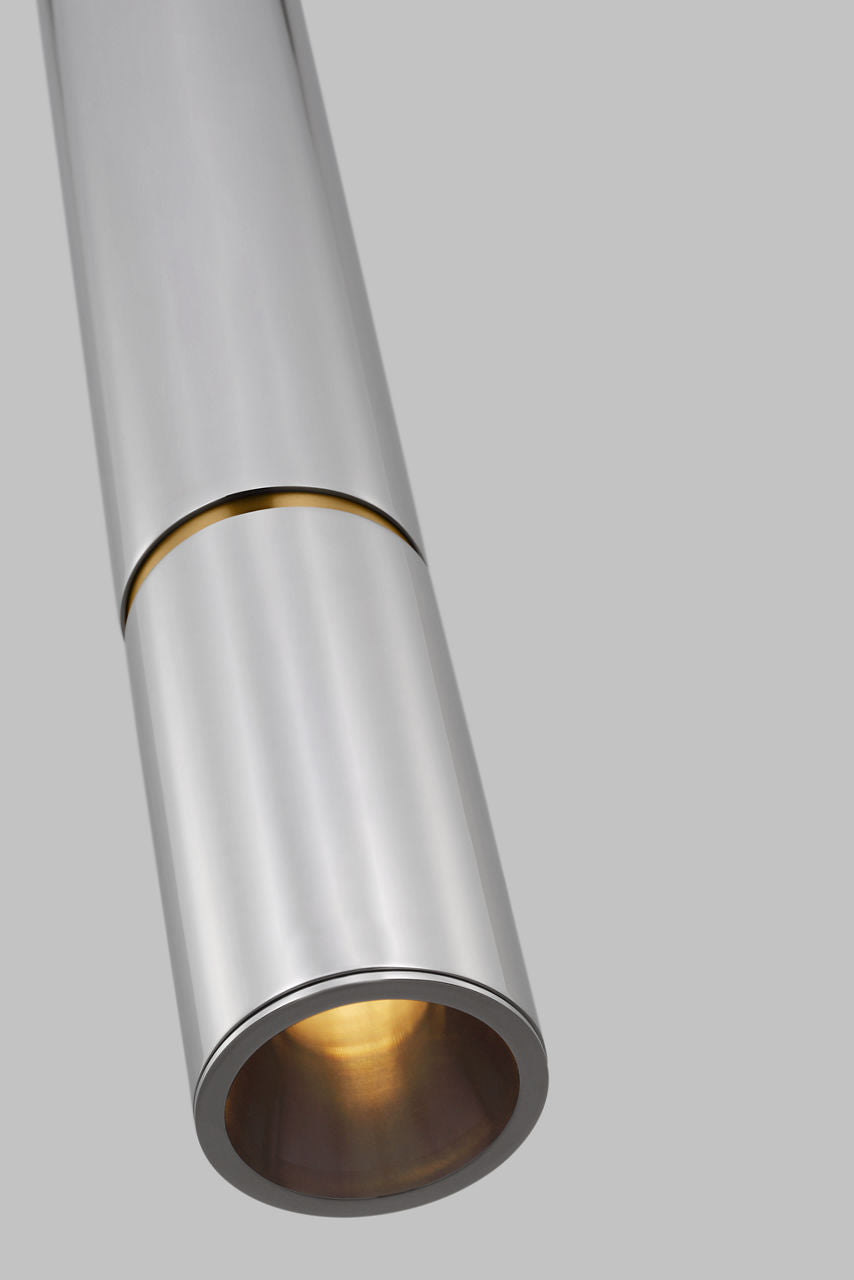 Sottile X-Large Pendant polished stainless steel 2700K 90 CRI integrated led 90 cri 2700k 120v-277v unv