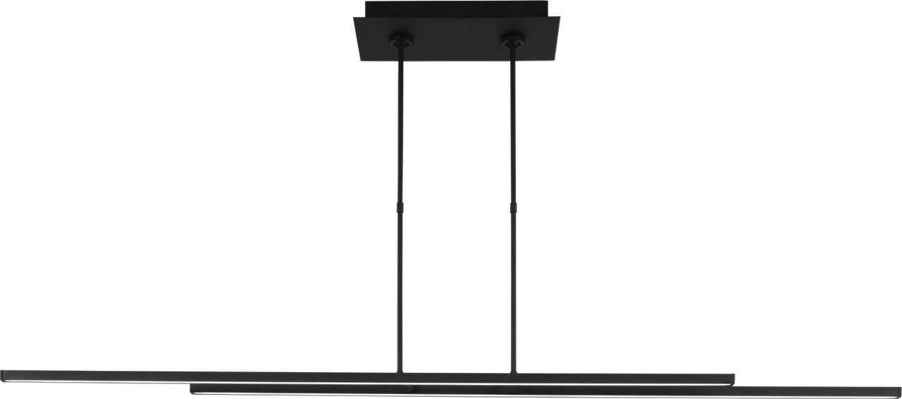 Stagger 2 60 Linear Suspension Nightshade Black LED 2700K 90 CRI 120-277V