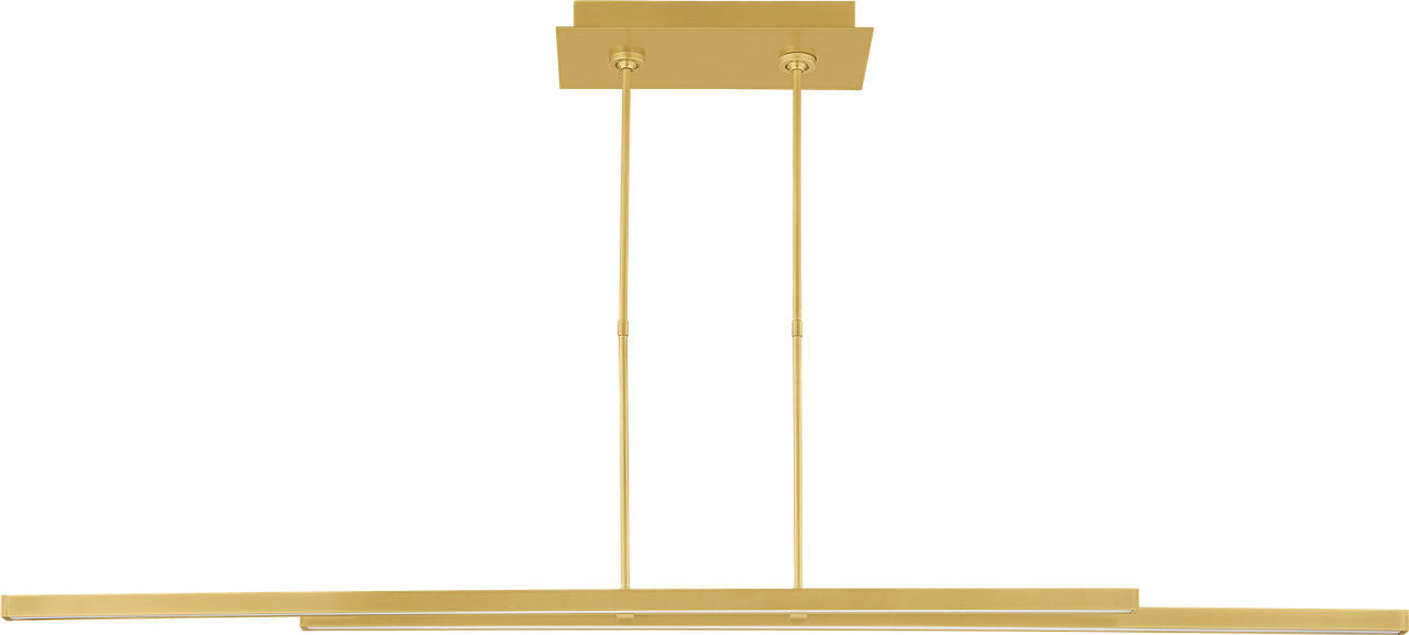 Stagger 2 60 Linear Suspension Natural Brass LED 2700K 90 CRI 120-277V