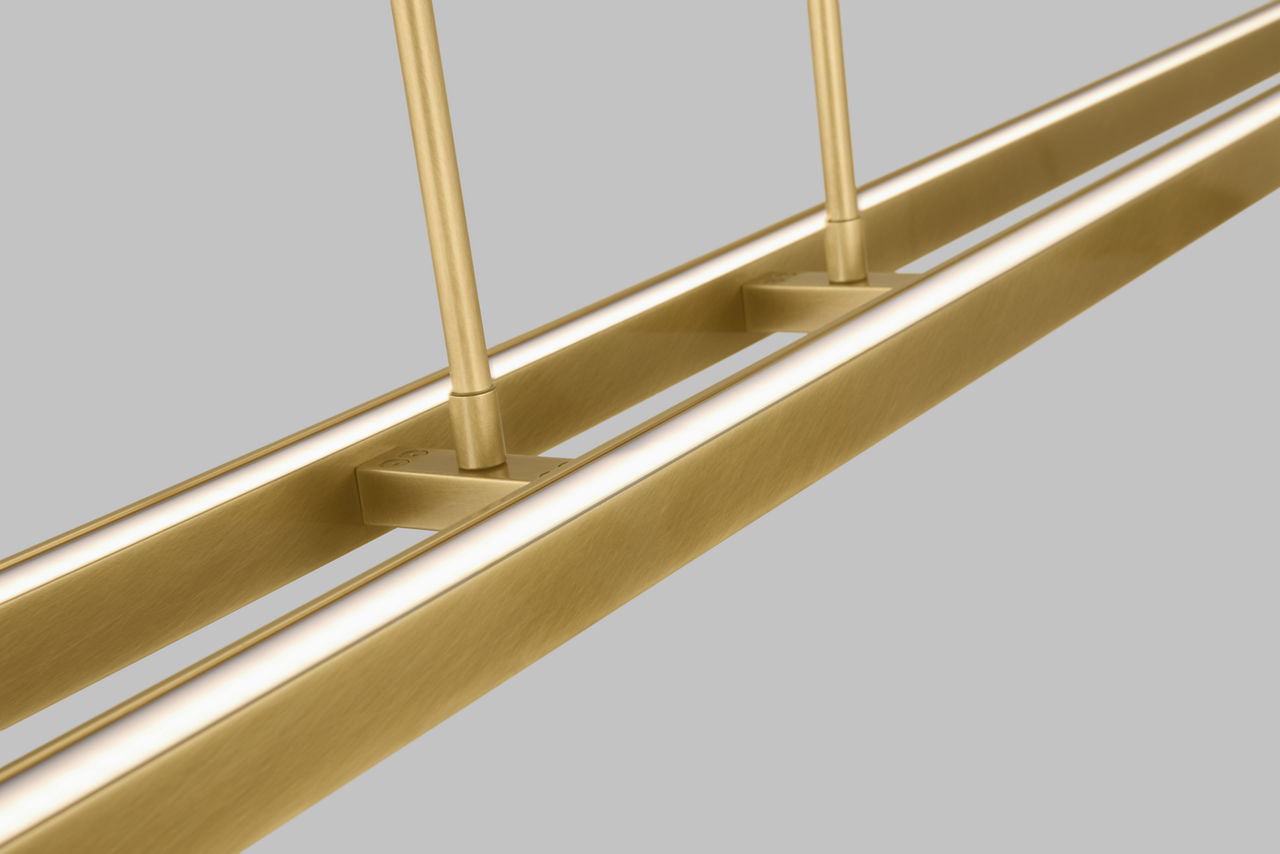 Stagger 2 60 Linear Suspension Natural Brass LED 2700K 90 CRI 120-277V