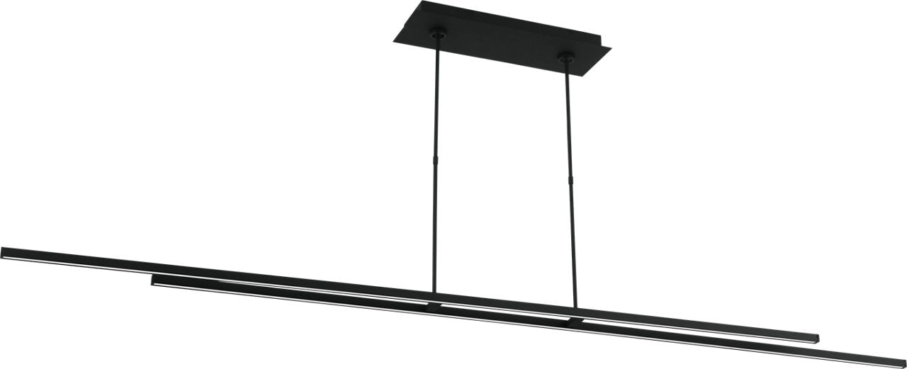 Stagger 2 84 Linear Suspension Nightshade Black Integrated LED 2700K 90 CRI 277V
