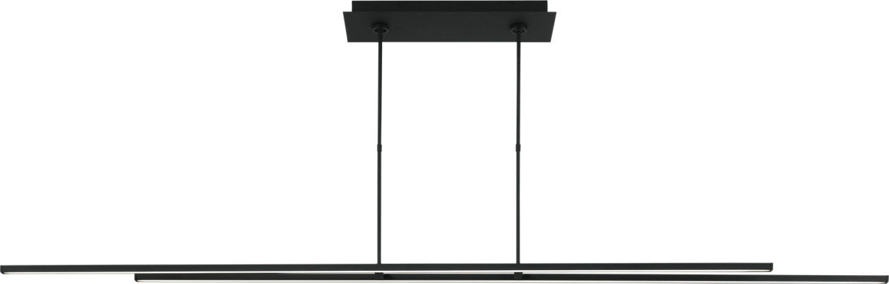 Stagger 2 84 Linear Suspension Nightshade Black 2700K 90 CRI integrated led 90 cri 2700k 120v