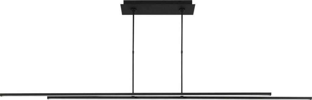 Stagger 2 84 Linear Suspension Nightshade Black Integrated LED 2700K 90 CRI 277V