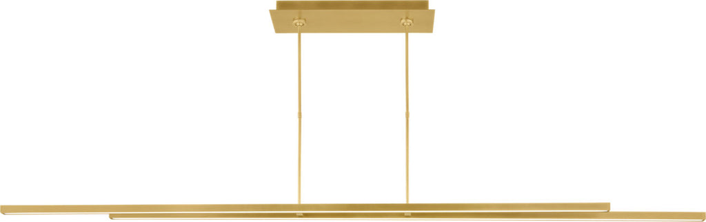 Stagger 2 84 Linear Suspension Natural Brass Integrated LED 2700K 90 CRI 277V