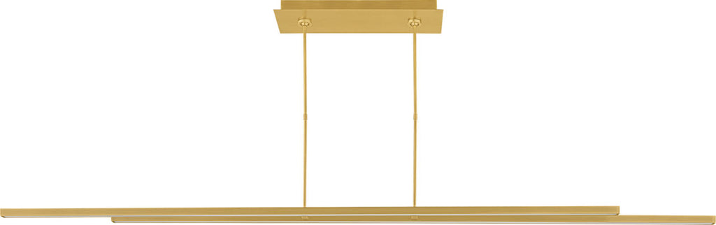 Stagger 2 84 Linear Suspension Natural Brass Integrated LED 2700K 90 CRI 277V