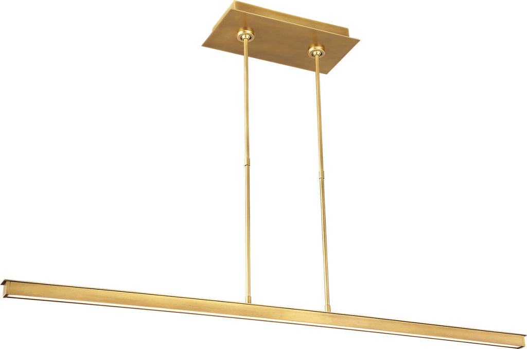 Stagger 48 Linear Suspension Natural Brass LED 2700K 90 CRI 120-277V