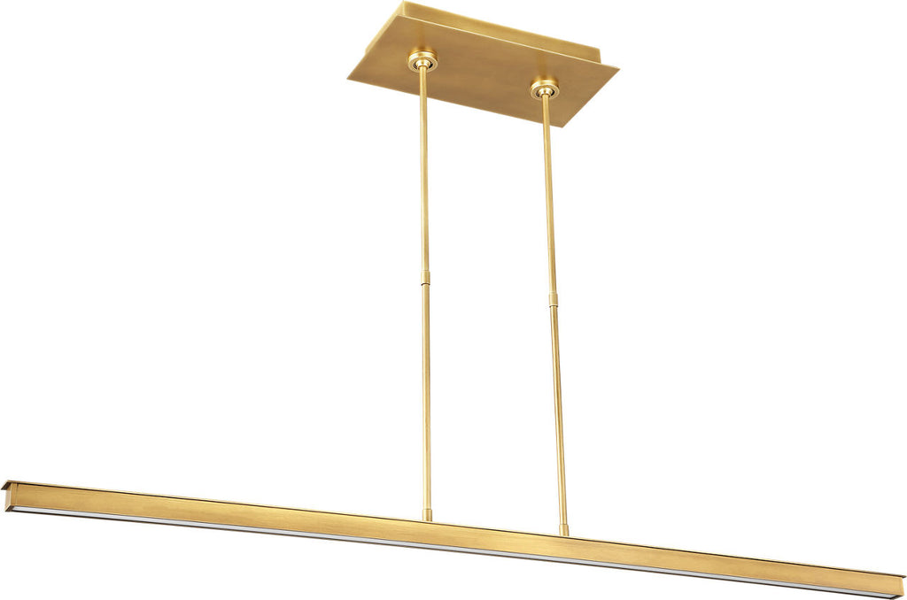 Stagger 48 Linear Suspension Natural Brass LED 2700K 90 CRI 120-277V