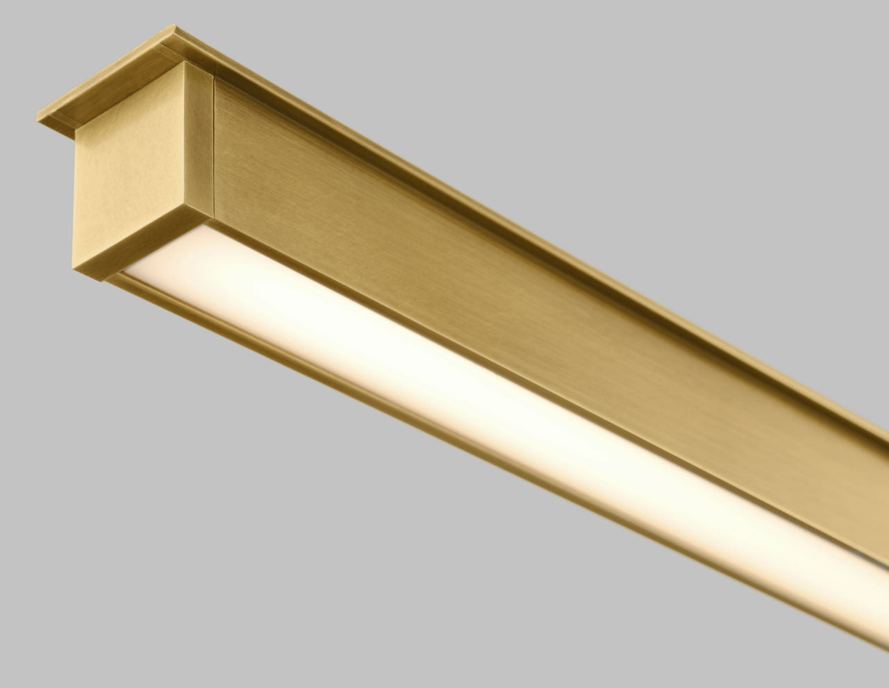 Stagger 72 Linear Suspension Natural Brass LED 2700K 90 CRI 120-277V