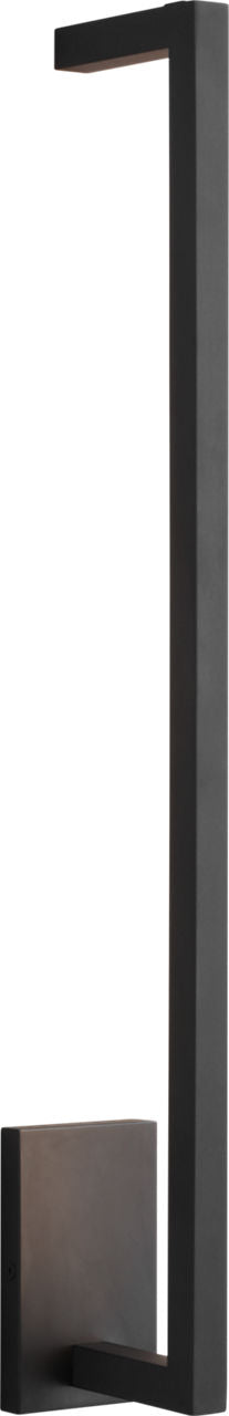 Stagger Small Wall Sconce Nightshade Black Integrated LED 2700K 90 CRI 120V