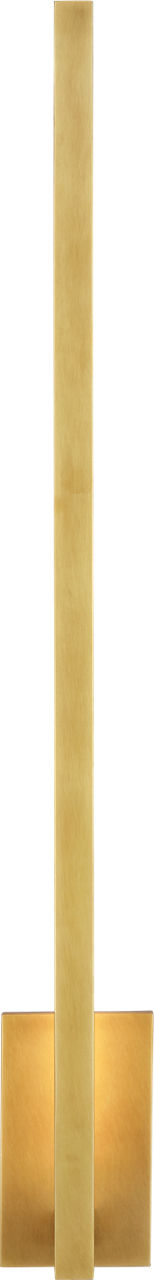 Stagger Small Wall Sconce Natural Brass Integrated LED 2700K 90 CRI 120V