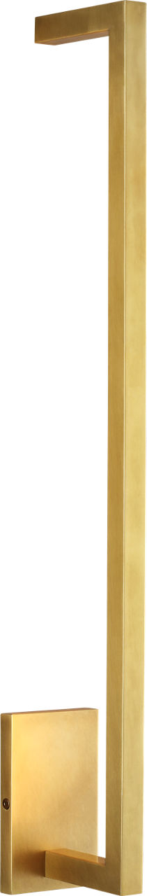 Stagger Small Wall Sconce Natural Brass Integrated LED 2700K 90 CRI 120V