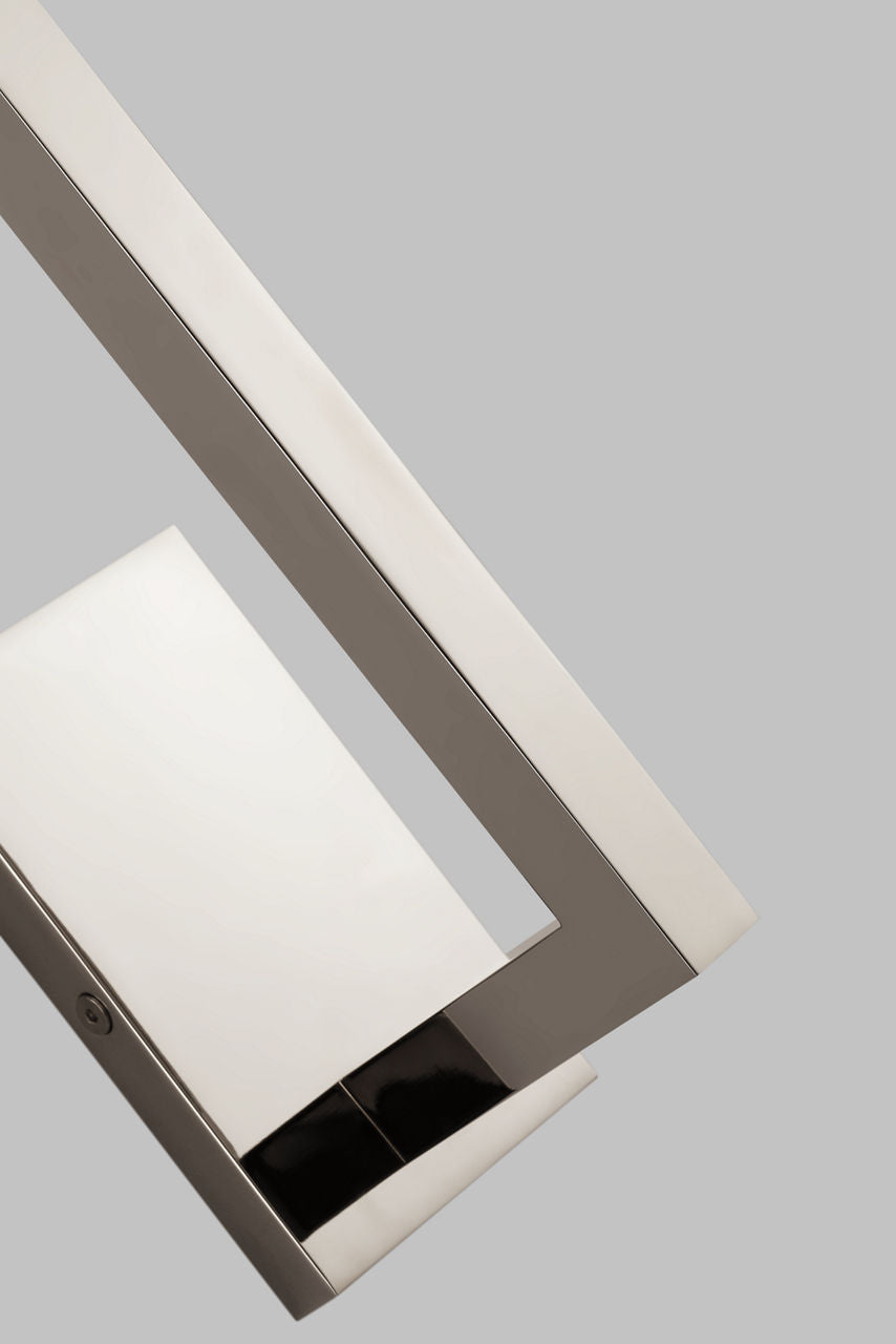Stagger Small Wall Sconce Polished Nickel Integrated LED 2700K 90 CRI 120V