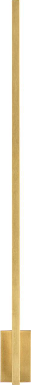 Stagger Medium Wall Sconce Natural Brass Integrated LED 2700K 90 CRI 277V
