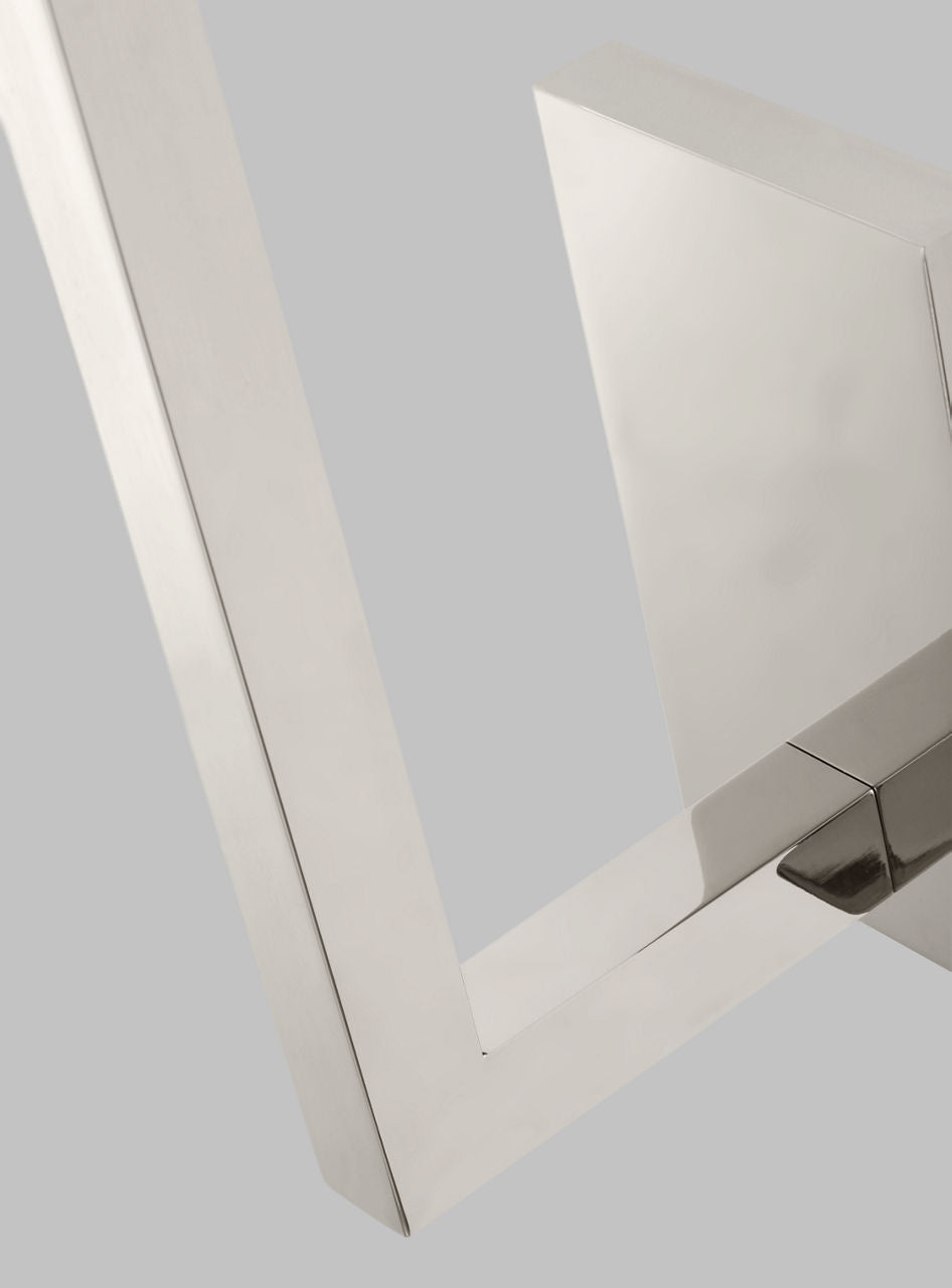 Stagger Medium Wall Sconce Polished Nickel Integrated LED 2700K 90 CRI 120V