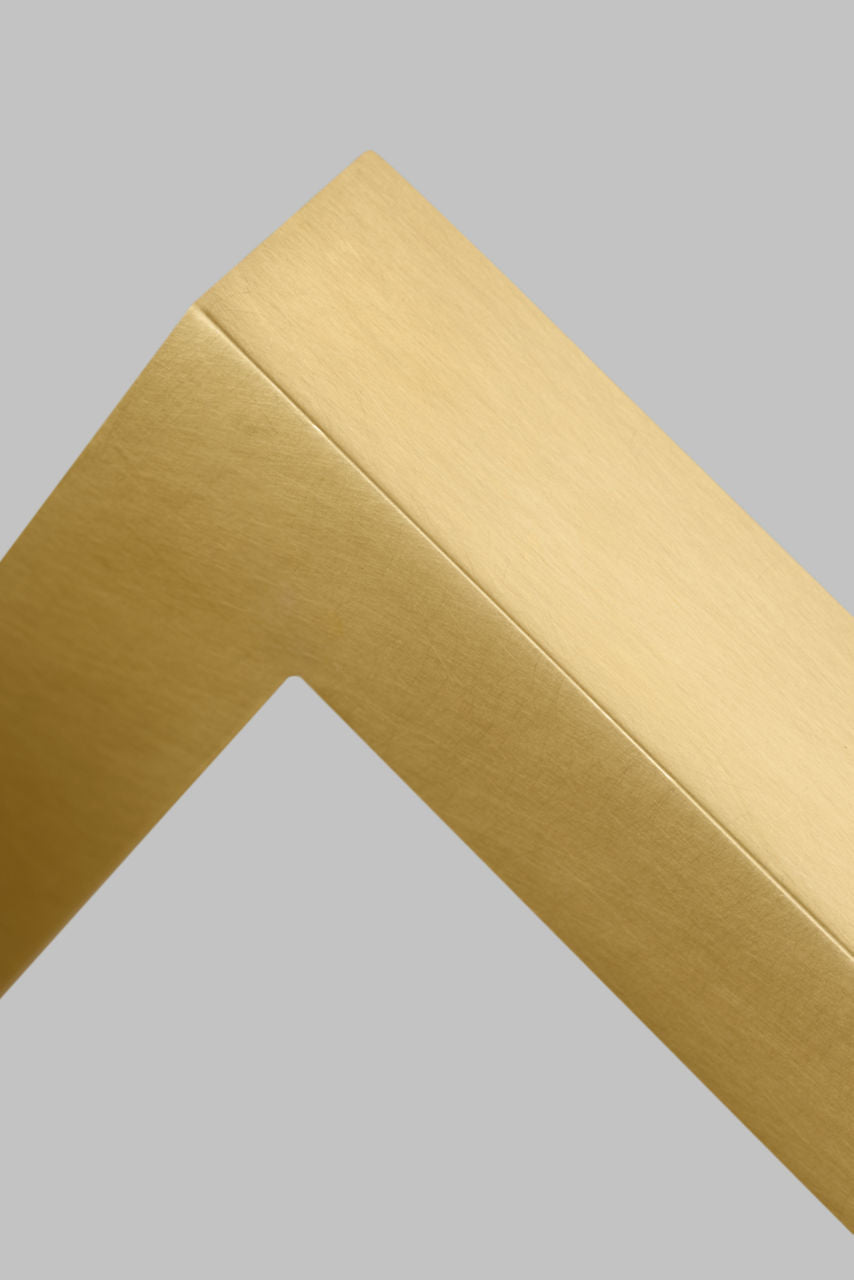 Stagger Large Wall Sconce Natural Brass Integrated LED 2700K 90 CRI 277V