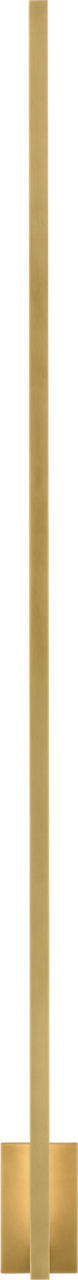 Stagger Large Wall Sconce Natural Brass 2700K 90 CRI integrated led 90 cri 2700k 120v