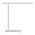 Stagger Small Table Lamp polished nickel 2700K 90 CRI