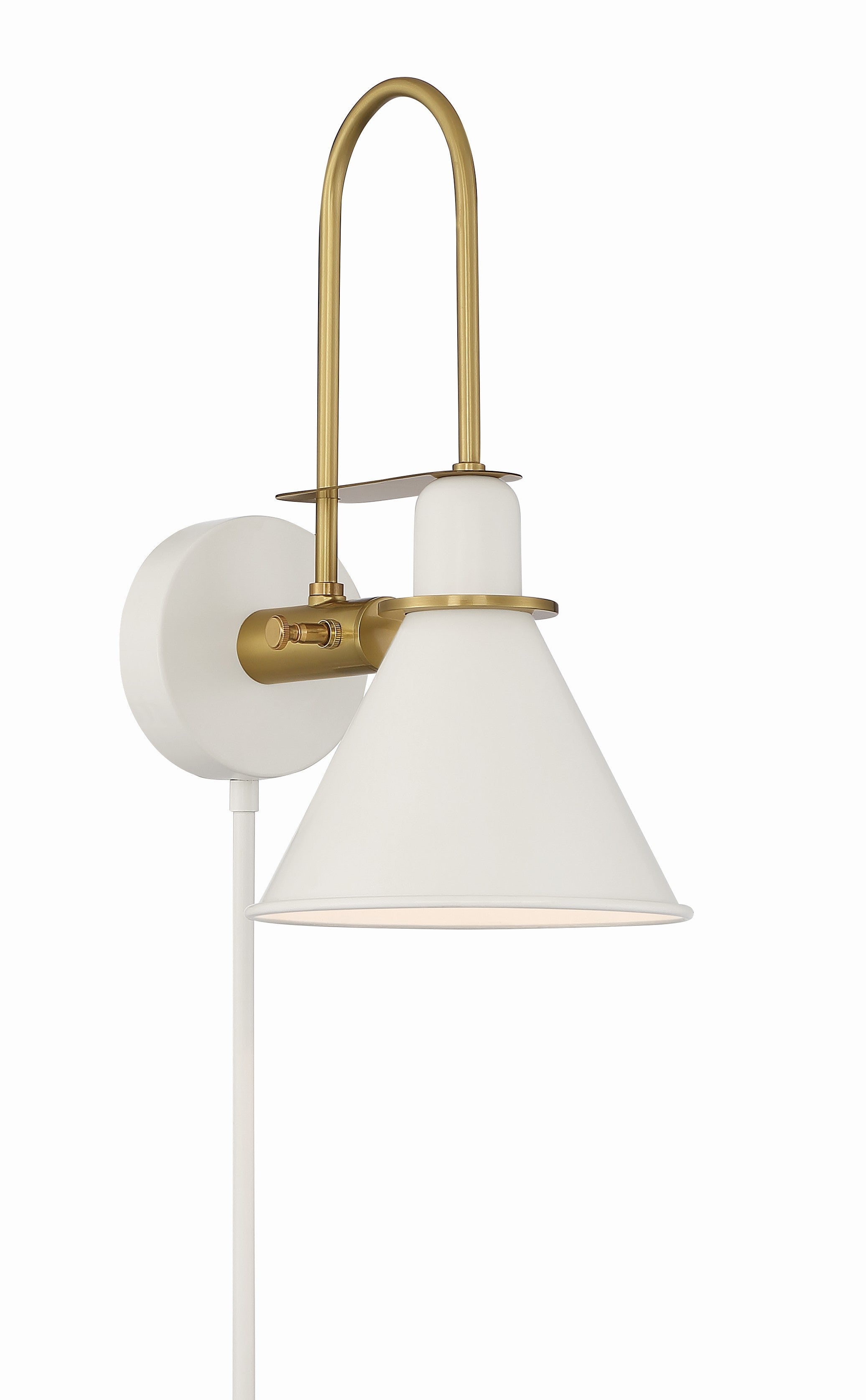 Medford 7'' White Task Sconce
