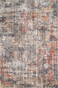 Loloi | Medusa Collection | Graphite / Sunset | MED-07