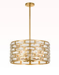 Meridian 20'' Antique Gold Pendant